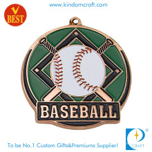 Benutzerdefinierte Backlack 3D Baseball Medaille Intech Produkt in hoher Qualität